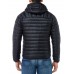 Superdry Core Down Hooded Jacket Navy Mens