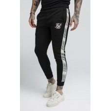 Sik Silk Cuffed Runner Pant Black