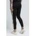 Sik Silk Cuffed Runner Pant Black