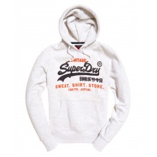 Superdry Sweat Shirt Shop Duo Hood Ice Marle