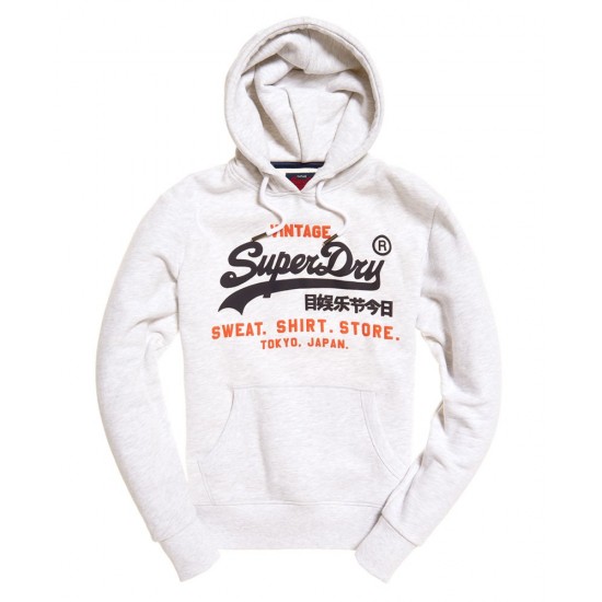 Superdry Sweat Shirt Shop Duo Hood Ice Marle