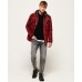 Superdry Everest Storm Hooded Jacket Rigger Red Check