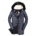 Superdry Chevron Faux Fur Super Fuji Charcoal Micro Dogtooth