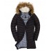 Superdry Chevron Faux Fur Super Fuji Black