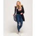 Superdry Chevron Faux Fur Super Fuji Black