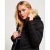 Superdry Chevron Faux Fur Super Fuji Black