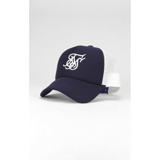 Sik Silk Foam Trucker Cap Navy