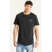 Kiss Chacey Grave Dual Curved Hem Tee Pigment Graphite