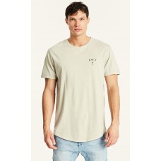 KIss Chacey Grave Dual Curved Hem Tee Pigment Stone