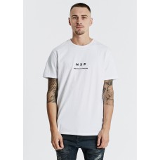 Nena Pasadena Inevitable Cape Back Tee White
