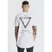 Nena Pasadena Inevitable Cape Back Tee White