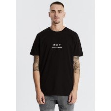 Nena Pasadena Inevitable Cape Back Tee Jet Black