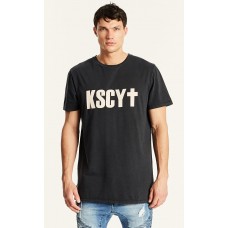 Kiss Chacey Malibu Step Hem Tall Tee Pigment Graphite