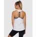 Jaggad Oberg Racerback Singlet White
