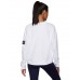 Jaggad Offside Drop Shoulder Sweater White