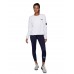 Jaggad Offside Drop Shoulder Sweater White