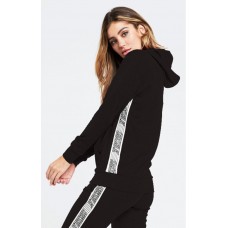 Sik Silk Runner Overhead Hoodie Black