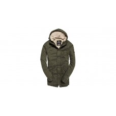 Superdry New Military Parka Forest Night