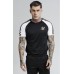 Sik Silk Performance Tee Black