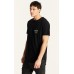 Kiss Chacey Pillar Dual Curved Hem Tee Pigment Black