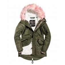 Superdry SDL-2Parka Khaki/Soft Pink