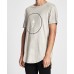 Kiss Chacey Since Curved Hem Tee Acid Rock