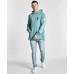 Kiss Chacey Smoke Step Hem Hoodie Smoke Blue