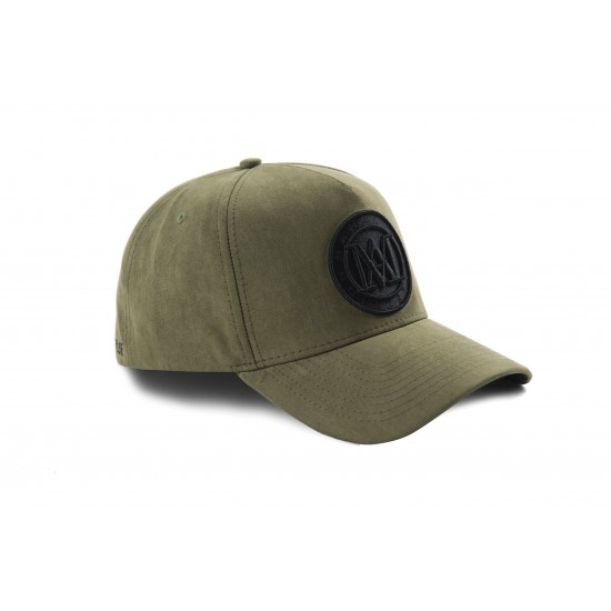 Manasse Suede Snapback Khaki