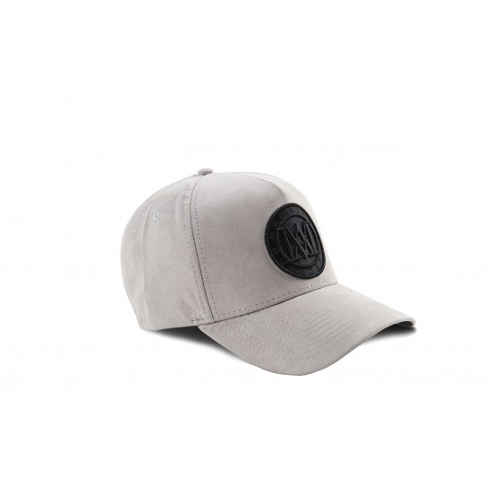Manasse Suede Snapback Grey