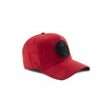 Manasse Suede Snapback Red