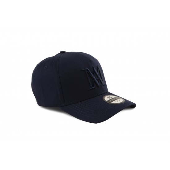Manasse Cotton Snapback Navy/Navy