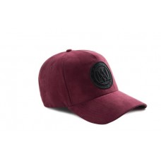 Manasse Suede Snapback Burgundy