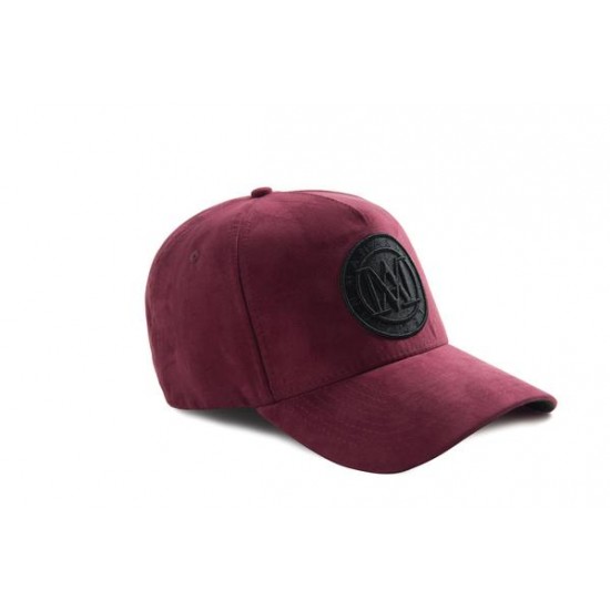 Manasse Suede Snapback Burgundy