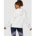 Jaggad Core Split Hoodie White