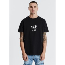 Nena Pasadena Taboo Scoop Back Tee Jet Black