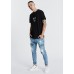Nena Pasadena Taboo Scoop Back Tee Jet Black
