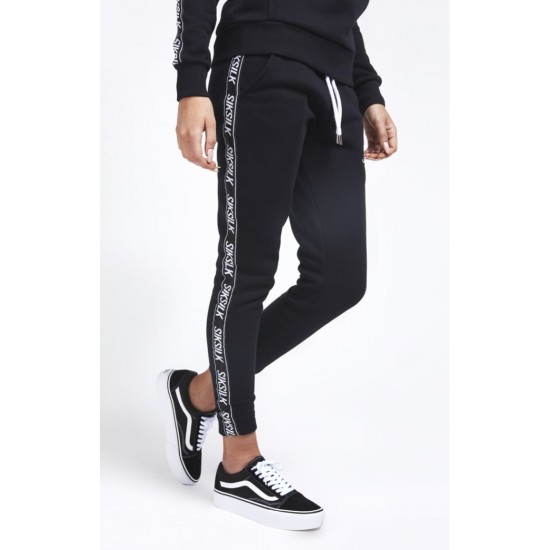 Sik Silk Original Tape Joggers Black