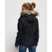 Superdry Hooded Fur Windattacker Charcoal Marle