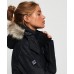 Superdry Hooded Fur Windattacker Charcoal Marle