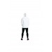 Manasse Zip Up Hoodie White