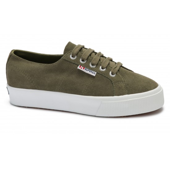 Superga 2730 Sueu Green Wood