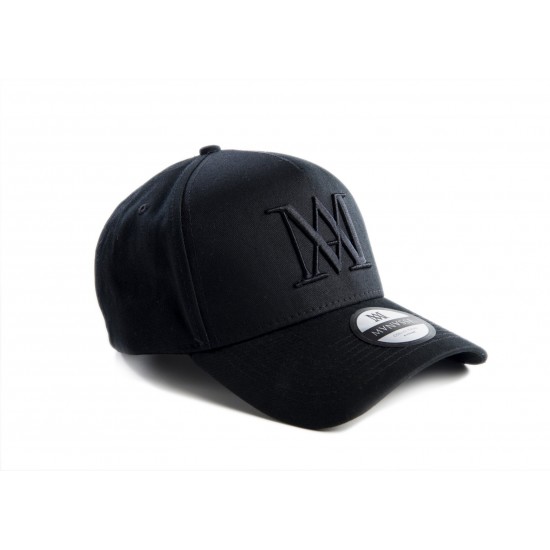 Manasse A-Frame SnapBack Black/Black
