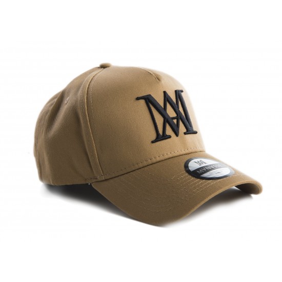 Manasse A- Frame SnapBack Tan