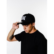 Manasse A- Frame SnapBack Black/White