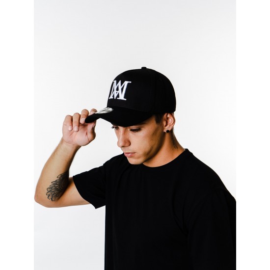 Manasse A- Frame SnapBack Black/White