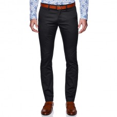 Politix Marston Slim Tapered Chino Black
