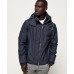 Superdry Arctic Hood Pop Zip Windcheater New Navy Marle/Ecru