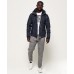 Superdry Arctic Hood Pop Zip Windcheater New Navy Marle/Ecru