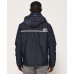 Superdry Arctic Hood Pop Zip Windcheater New Navy Marle/Ecru