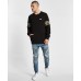 Nena Pasadena Bar One Jumper Jet Black